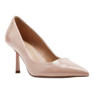 Madden Girl Women's Brynn Pointed Toe Stiletto Heel Pumps Beige Size 9 1/2